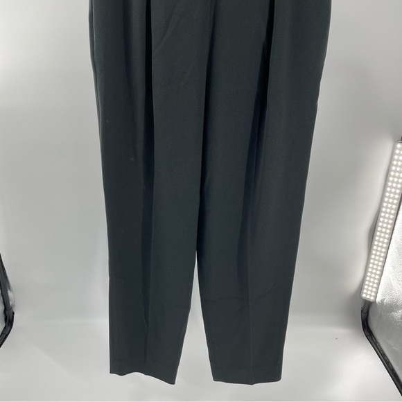 Iris Singer Collection Vintage Black High Waisted Pleated Pants - Picture 7 of 12
